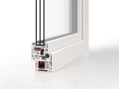 PaXplus 4 ProfilschnittProduktbild, Fenster, Kunststoff-Fenster, PaXplus 4, Profilschnitt